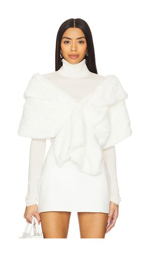 Unreal Fur Champagne Wrap in Ivory - Unreal Fur - Modalova