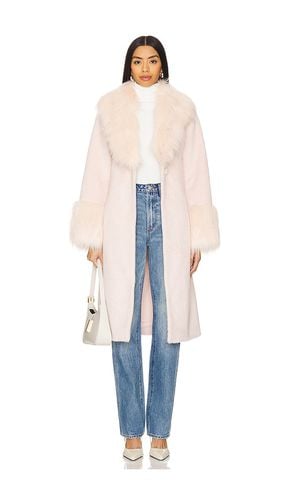 Abrigo faux fur paris en color rubor talla L en - Blush. Talla L (también en M, S, XS) - Unreal Fur - Modalova