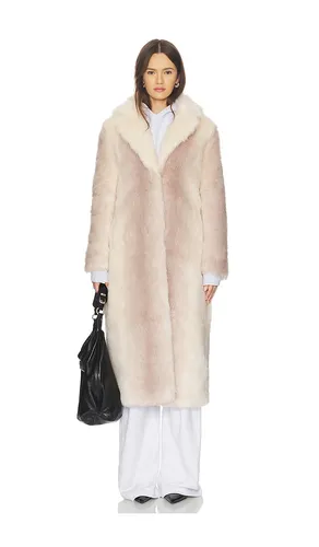White Plains Coat in Cream. - size L (also in M, S, XS) - Unreal Fur - Modalova
