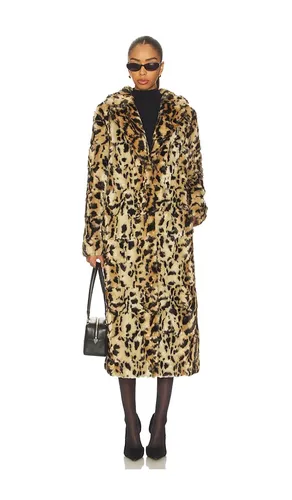 Long Song Coat in Brown. - size M (also in S, XS) - Unreal Fur - Modalova