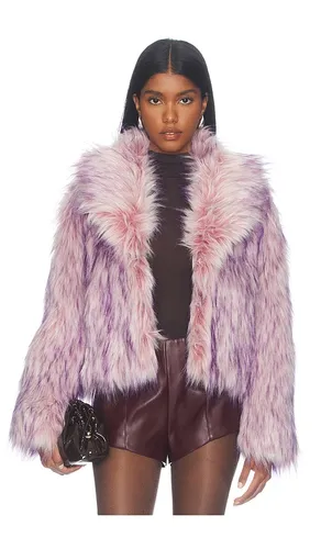 Harmony Faux Fur Jacket in Lavender. - size M (also in S, XS) - Unreal Fur - Modalova