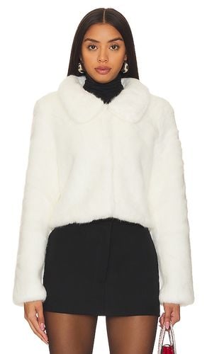 Tirage Cropped Jacket in White. - size L (also in S, XL) - Unreal Fur - Modalova