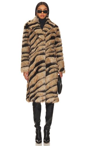 Bengal Kiss Coat in Beige. - size L (also in S) - Unreal Fur - Modalova