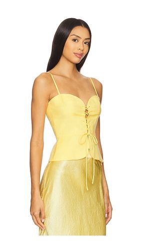 Josie Linen Top in Yellow. - size S (also in M, L) - Usisi Sister - Modalova