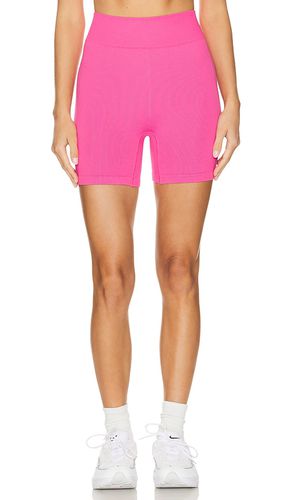 Ribbed Seamless Spin Short in Pink. - size L (also in M, S) - THE UPSIDE - Modalova