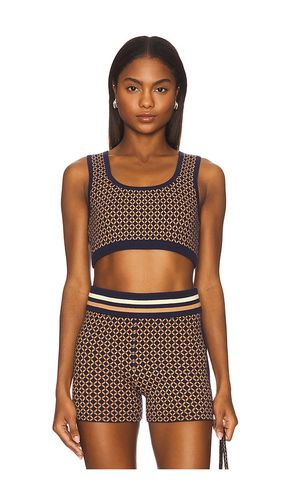 Crossroad Alma Crop Top in Navy. - size L (also in M, S, XS) - THE UPSIDE - Modalova