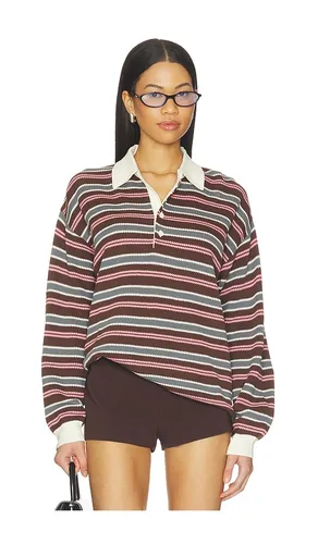 Wonder Knit Polo Top in Multi. - size M (also in S) - THE UPSIDE - Modalova
