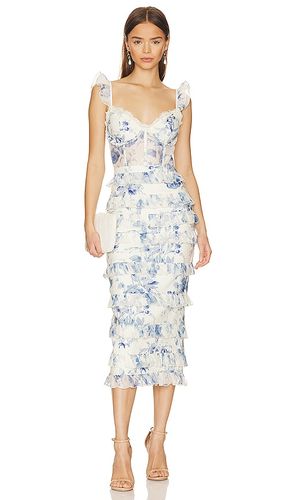 Vestido midi fiorenza en color blanco talla 0 en - White. Talla 0 (también en 00, 12, 2) - V. Chapman - Modalova