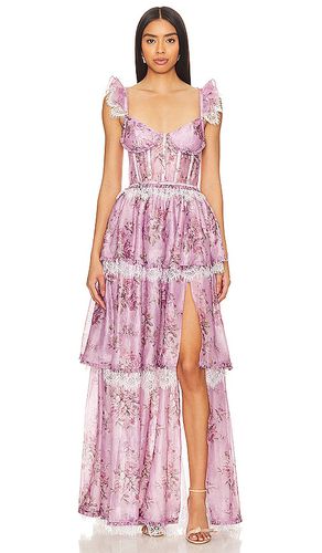 Vestido largo jolie en color lavanda talla 0 en - Lavender. Talla 0 (también en 2, 4) - V. Chapman - Modalova