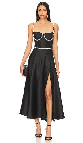 Cora Corset Midi Dress in Black. - size 0 (also in 2, 4, 6) - V. Chapman - Modalova