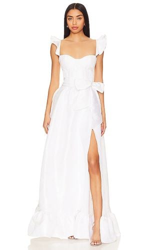 Veronica Corset Gown in White. - size 2 (also in 4) - V. Chapman - Modalova