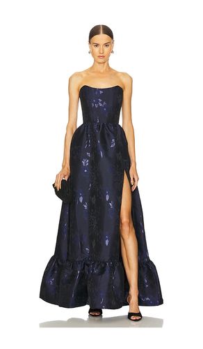 Charlotte Dress in Navy Baroque Floral in Navy. - size 10 (also in 2) - V. Chapman - Modalova