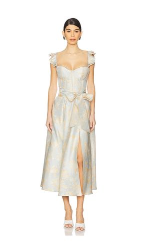 Vera Corset Midi Dress in Baby Blue. - size 0 (also in 2, 4, 8) - V. Chapman - Modalova