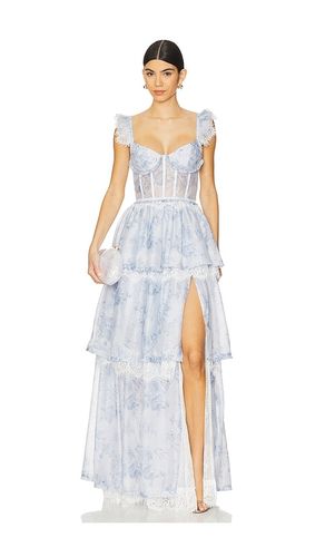 Vestido largo jolie en color bebe azul talla 0 en - Baby Blue. Talla 0 (también en 10, 2, 4, 6, 8) - V. Chapman - Modalova