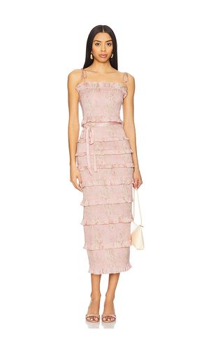 Lily Midi Dress in Rose. - size 12 (also in 2, 4) - V. Chapman - Modalova