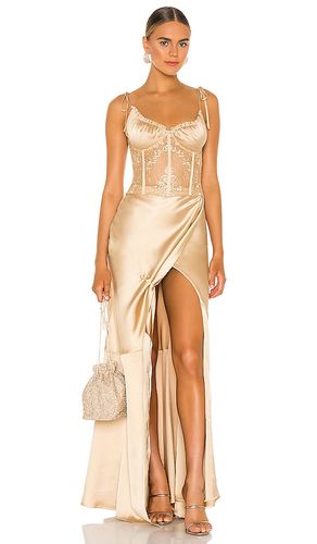 Calla Lily Gown in Metallic Gold. - size 12 (also in 8) - V. Chapman - Modalova