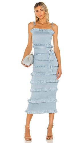 Lily Midi Dress in Blue. - size 0 (also in 12, 14) - V. Chapman - Modalova