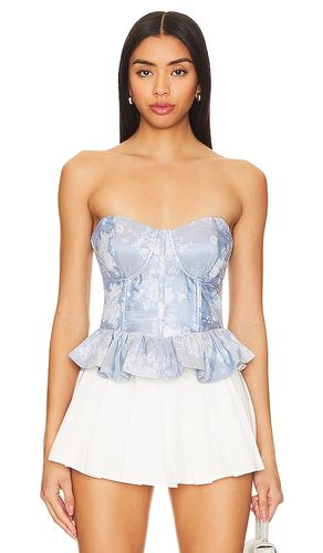 Catania Corset Top in Baby Blue. - size 0 (also in 4) - V. Chapman - Modalova