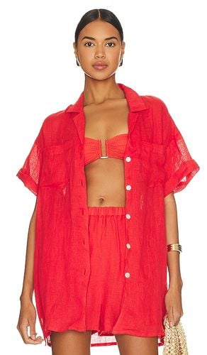 Playa Pocket Blouse in Red. - size L (also in M, S, XS) - vitamin A - Modalova