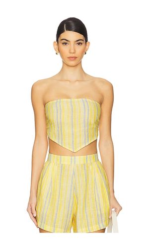 Joni Scarf Top in Yellow. - size L (also in M, S, XS) - vitamin A - Modalova