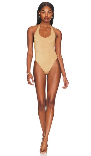 Alia One Piece in Metallic Gold. - size L (also in XS) - vitamin A - Modalova