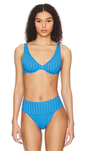 Rossi Halter Bikini Top in Blue. - size M (also in S, XS) - vitamin A - Modalova