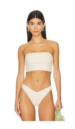 Harper Bandeau Bikini Top in Nude. - size M (also in L, S) - vitamin A - Modalova