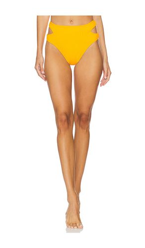 Amara High Waist Bikini Bottom in Orange. - size M (also in S) - vitamin A - Modalova