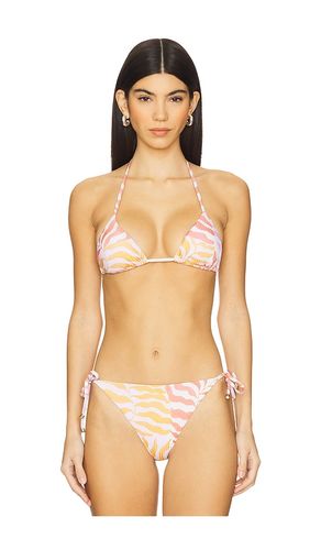 Gia Triangle Bikini Top in Beige. - size L (also in M, S, XS) - vitamin A - Modalova