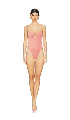 Mabel Underwire Bandeau One Piece in Blush. - size S (also in XS) - vitamin A - Modalova