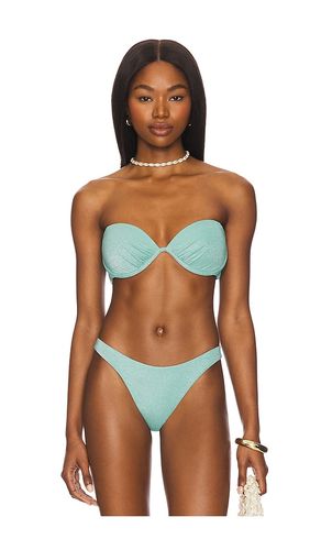 Mabel Bikini Top in Teal. - size L (also in M, S, XL, XS) - vitamin A - Modalova