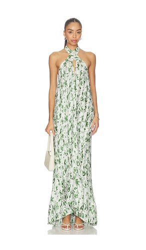 Cross Front Plisse Gown in ,. Size S. Also in M, L, XL - Verandah - Modalova