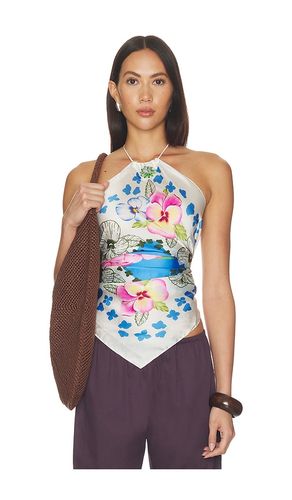 Hydrangea Crystal Scarf Blouse in . Size L. Also in M, S, XL, XS - Verandah - Modalova
