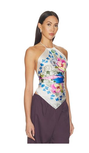 Hydrangea Crystal Scarf Blouse in . Size L. Also in M, S, XL, XS - Verandah - Modalova