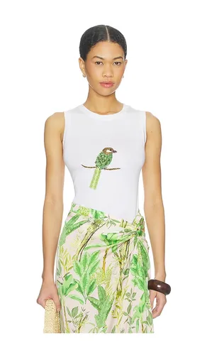 Hand Beaded Parrot Tank in . - size L (also in M) - Verandah - Modalova