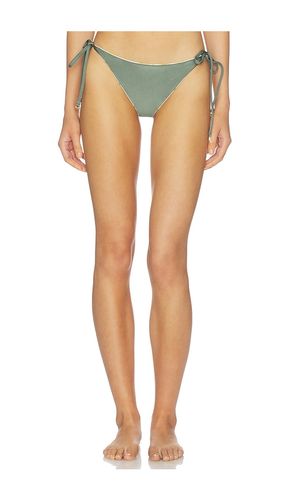 Reversible String Bikini Bottoms in Ivory. - size L (also in M, S, XS) - Verandah - Modalova