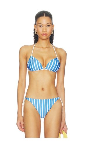 Reversible Crossback Bikini Top in Blue. - size M (also in S, XS) - Verandah - Modalova