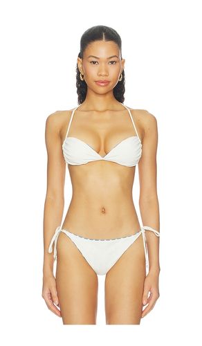Reversible Crossback Bikini Top in Blue. - size M (also in S, XS) - Verandah - Modalova