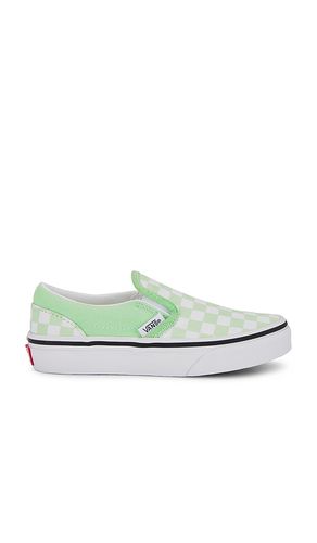 Kids Classic Slip-On in Green. - size 11 (also in 11.5, 12, 12.5, 13) - Vans - Modalova