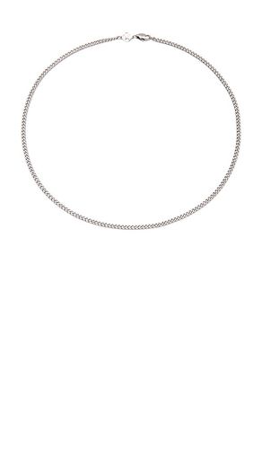 Cuban Necklace in Metallic Silver. - size 18in (also in 22in) - Vitaly - Modalova