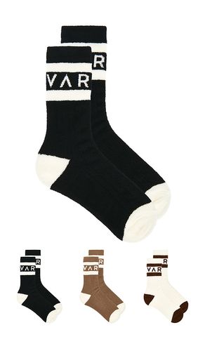 Spencer 3 Pack Sock in . Taglia S/M. Also in - Varley - Modalova