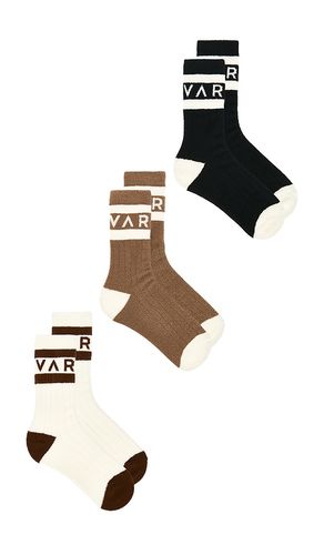 Spencer 3 Pack Sock in . Taglia S/M. Also in - Varley - Modalova