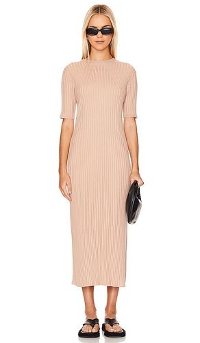 Maeve Knit Midi Dress in Taupe. - size M (also in S) - Varley - Modalova