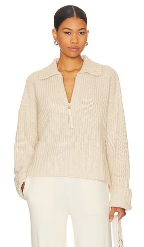 Elia Half Zip Knit Pullover in Neutral. - size L (also in XL) - Varley - Modalova