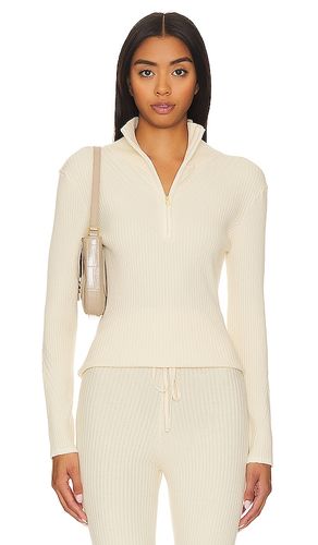 Demi Half Zip Pullover in Cream. - size L (also in M) - Varley - Modalova