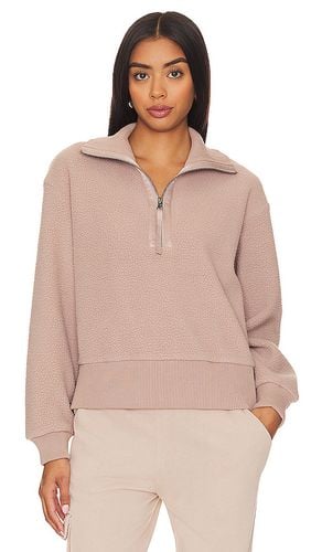 Roselle Half Zip Sweatshirt in Taupe. - size L (also in M) - Varley - Modalova