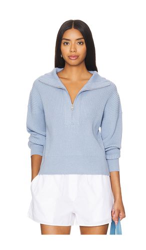 Janie Half Zip Knit Sweater in Blue. - size L (also in M, S, XL, XS) - Varley - Modalova