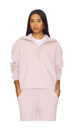 Roselle Half Zip Sweatshirt in Rose. - size L (also in M, S) - Varley - Modalova