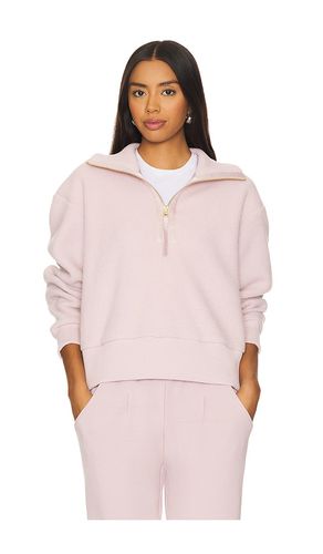 Roselle Half Zip Sweatshirt in Rose. - size L (also in M, S, XS) - Varley - Modalova