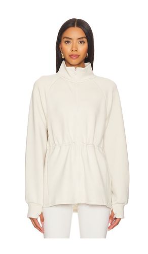 Ailsa Zip Through Midlayer Sweater in Cream. - size L (also in M, S, XL/1X) - Varley - Modalova